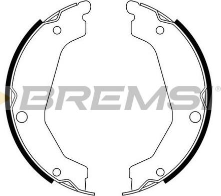 Bremsi GF0758 - Bremžu loku kompl., Stāvbremze ps1.lv