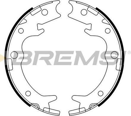 Bremsi GF0713 - Bremžu loku kompl., Stāvbremze ps1.lv