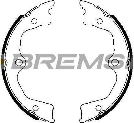 Bremsi GF0721 - Bremžu loku kompl., Stāvbremze ps1.lv