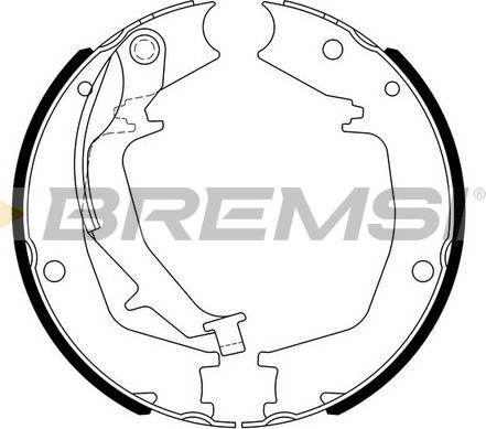 Bremsi GF0727 - Bremžu loku kompl., Stāvbremze ps1.lv