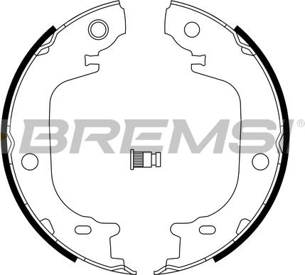 Bremsi GF1113 - Bremžu loku kompl., Stāvbremze ps1.lv