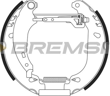 Bremsi GK0160 - Bremžu loku komplekts ps1.lv