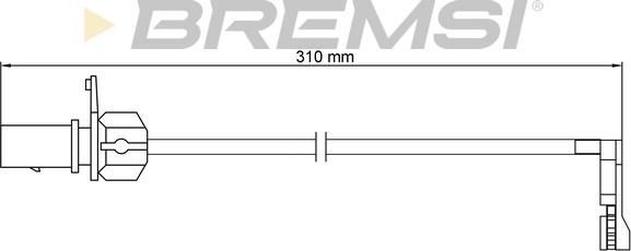 Bremsi WI0954 - Indikators, Bremžu uzliku nodilums ps1.lv