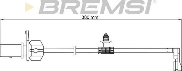 Bremsi WI0913 - Indikators, Bremžu uzliku nodilums ps1.lv