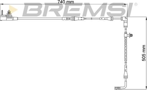 Bremsi WI0917 - Indikators, Bremžu uzliku nodilums ps1.lv