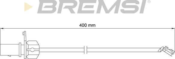 Bremsi WI0921 - Indikators, Bremžu uzliku nodilums ps1.lv