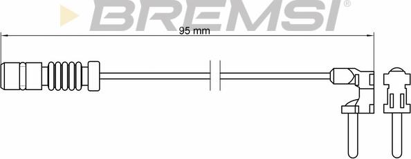 Bremsi WI0501 - Indikators, Bremžu uzliku nodilums ps1.lv