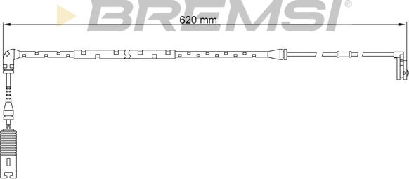 Bremsi WI0652 - Indikators, Bremžu uzliku nodilums ps1.lv