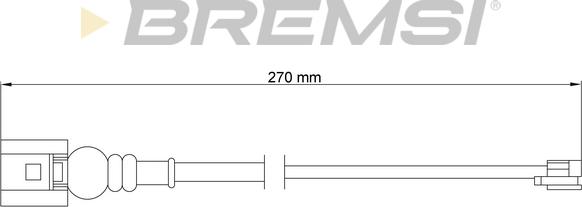 Bremsi WI0665 - Indikators, Bremžu uzliku nodilums ps1.lv