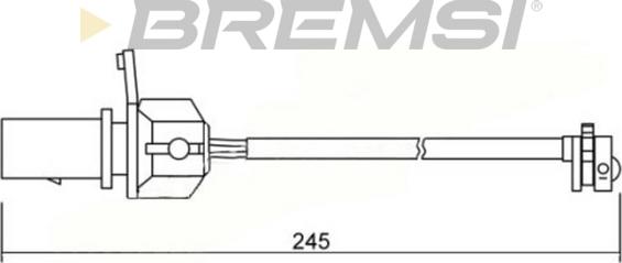 Bremsi WI0666 - Indikators, Bremžu uzliku nodilums ps1.lv