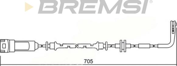 Bremsi WI0605 - Indikators, Bremžu uzliku nodilums ps1.lv