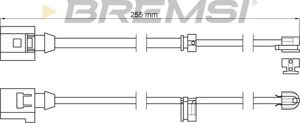 Bremsi WI0615 - Indikators, Bremžu uzliku nodilums ps1.lv