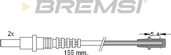 Bremsi WI0633 - Indikators, Bremžu uzliku nodilums ps1.lv