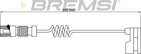 Bremsi WI0620 - Indikators, Bremžu uzliku nodilums ps1.lv