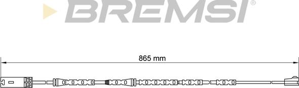 Bremsi WI0675 - Indikators, Bremžu uzliku nodilums ps1.lv