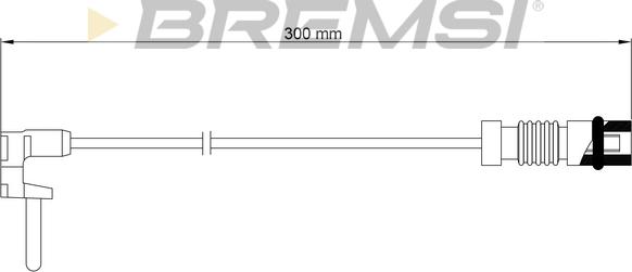 Bremsi WI0760 - Indikators, Bremžu uzliku nodilums ps1.lv