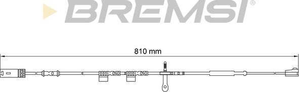 Bremsi WI0700 - Indikators, Bremžu uzliku nodilums ps1.lv