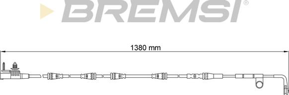 Bremsi WI0783 - Indikators, Bremžu uzliku nodilums ps1.lv