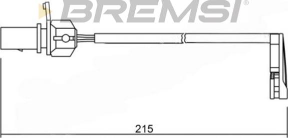 Bremsi WI0734 - Indikators, Bremžu uzliku nodilums ps1.lv