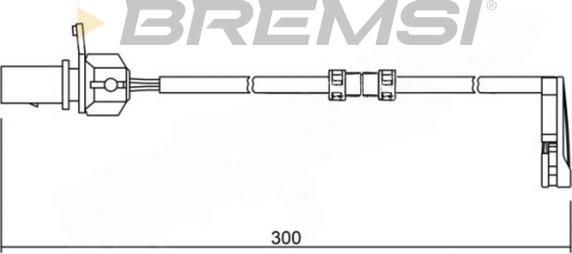 Bremsi WI0733 - Indikators, Bremžu uzliku nodilums ps1.lv