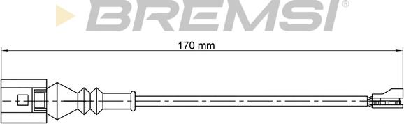 Bremsi WI0771 - Indikators, Bremžu uzliku nodilums ps1.lv