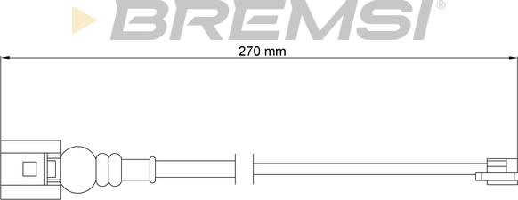 Bremsi WI0773 - Indikators, Bremžu uzliku nodilums ps1.lv