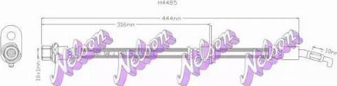 Brovex-Nelson H4485 - Bremžu šļūtene ps1.lv