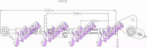 Brovex-Nelson H4531 - Bremžu šļūtene ps1.lv