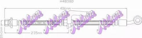 Brovex-Nelson H4838Q - Bremžu šļūtene ps1.lv