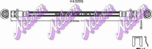 Brovex-Nelson H4320Q - Bremžu šļūtene ps1.lv