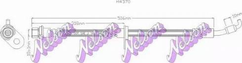 Brovex-Nelson H4370 - Bremžu šļūtene ps1.lv
