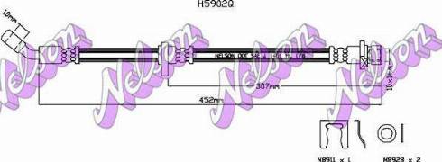 Brovex-Nelson H5902Q - Bremžu šļūtene ps1.lv