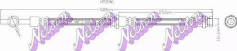 Brovex-Nelson H5596 - Bremžu šļūtene ps1.lv