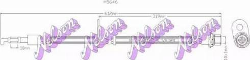 Brovex-Nelson H5646 - Bremžu šļūtene ps1.lv