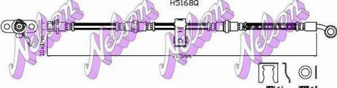 Brovex-Nelson H5168Q - Bremžu šļūtene ps1.lv