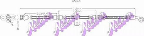 Brovex-Nelson H5168 - Bremžu šļūtene ps1.lv