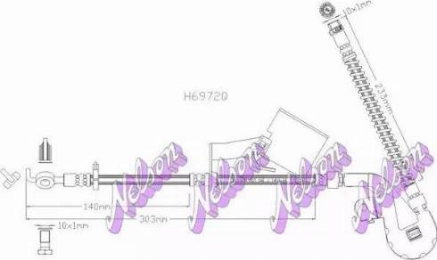 Brovex-Nelson H6972Q - Bremžu šļūtene ps1.lv