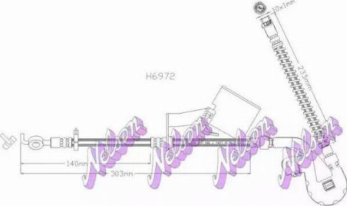 Brovex-Nelson H6972 - Bremžu šļūtene ps1.lv