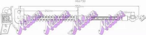 Brovex-Nelson H6673Q - Bremžu šļūtene ps1.lv