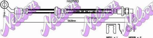 Brovex-Nelson H6008Q - Bremžu šļūtene ps1.lv