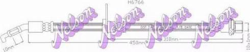 Brovex-Nelson H6766 - Bremžu šļūtene ps1.lv