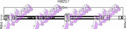 Brovex-Nelson H8057 - Bremžu šļūtene ps1.lv