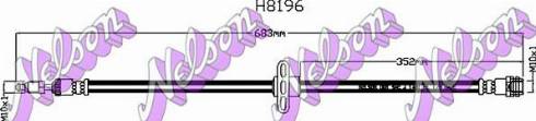 Brovex-Nelson H8196 - Bremžu šļūtene ps1.lv