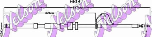 Brovex-Nelson H8147 - Bremžu šļūtene ps1.lv