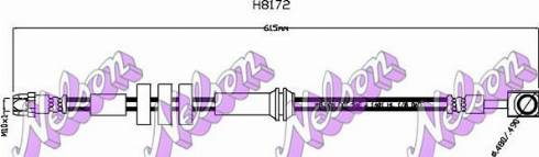 Brovex-Nelson H8172 - Bremžu šļūtene ps1.lv