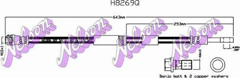 Brovex-Nelson H8269Q - Bremžu šļūtene ps1.lv