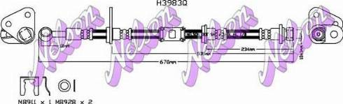 Brovex-Nelson H3983Q - Bremžu šļūtene ps1.lv