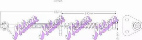Brovex-Nelson H3978 - Bremžu šļūtene ps1.lv