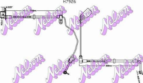 Brovex-Nelson H7926 - Bremžu šļūtene ps1.lv