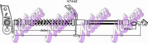 Brovex-Nelson H7442 - Bremžu šļūtene ps1.lv